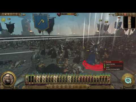 Total War Warhammer End Times Battle at Valaya's Gate