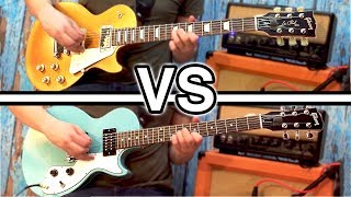 Video thumbnail for Gibson M2 VS Gibson Les Paul Tribute T - Cheapest New Les Paul Battle by Toby's Guitar Gear Demos 🎵
