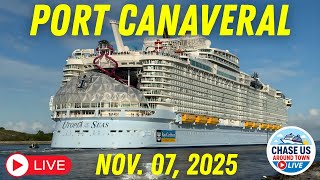 LIVE: Watching the Cruise Ships Leaving Port Canaveral LIVE! (Nov. 07, 2025)