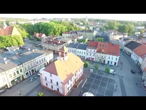 Panorama miasta Ostrzeszów Baszta 15-05-2015 DJI Inspire 1