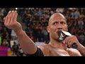 The Rock Calls Out Goldberg Raw April 7 2003