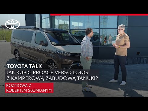 Thumbnail for Jak kupić PROACE Verso Long z kamperową zabudową Tanuki? Rozmowa z Robertem Słomianym | TOYOTA TALK by Toyota ProAce Verso, Toyota, Toyota Verso, Van, Toyota ProAce