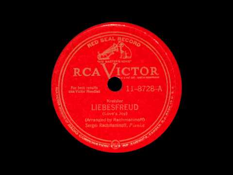 Rachmaninoff plays Kreisler Liebesfreud (1942)