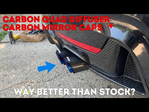 Carbon Diffuser Install F32 F33 435XI DIY