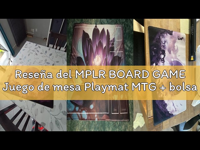 Vídeo relacionado con MTG Juego de alfombrillas + bolsa impermeable gratuita, bordes cosidos, superficie de goma suave, PlayMat con zonas (Angel of Flight Alabaster - All is Dust)