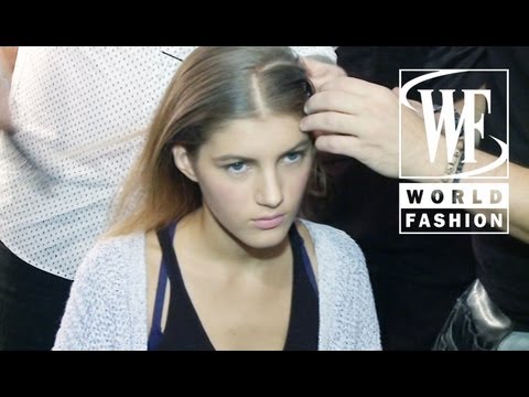 Tadashi Shoji Spring-Summer 2014. Backstage