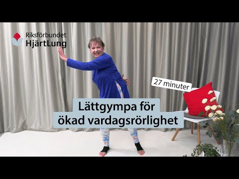 Lättgympa för ökad vardagsrörlighet