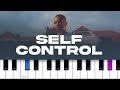 Frank Ocean Self Control Piano Tutorial