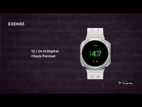 EXD083: Digital Watch Face