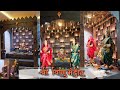 Shree Vishnu Temple Gauri Ganpati Decoration Ecofriendlydecoration Newdecorationideas Templedesign