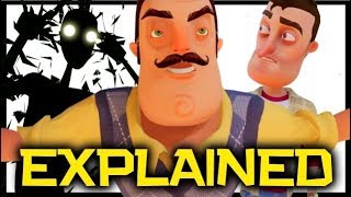 Hello Neighbor EXPLAINED - The Real Sad Story | Hello Neighbor Game Theory