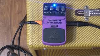 Video thumbnail for Behringer OD300 Overdrive-Distortion by Damian Gitaromania