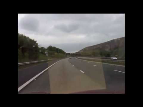BMW driver dozing off on M6