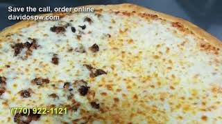 daVido's Pizza and Wings in Conyers, Georgia- save the call order online