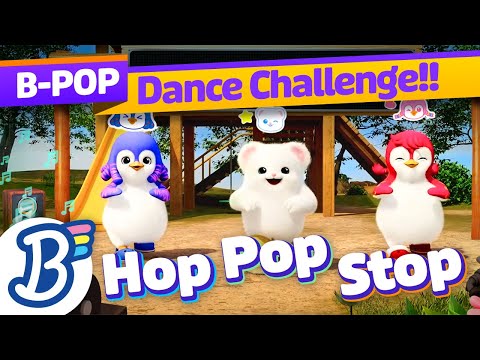 [B-Pop Dance Challenge] 🎸 Hop Pop Stop Edition | Nursery Rhymes, ABC & Kids Songs, and Lullabies