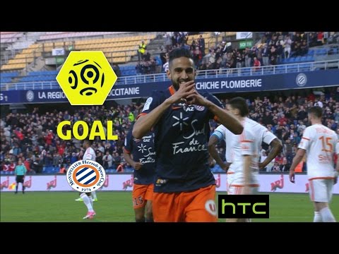 Goal Ryad BOUDEBOUZ (8') / Montpellier Hérault SC - FC Lorient (2-0)/ 2016-17