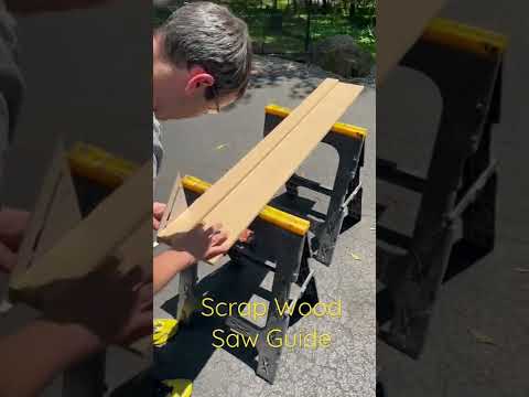DIY Circular Saw Guide - Straight Edge from Scrap Wood - Woodworking, Carpentry