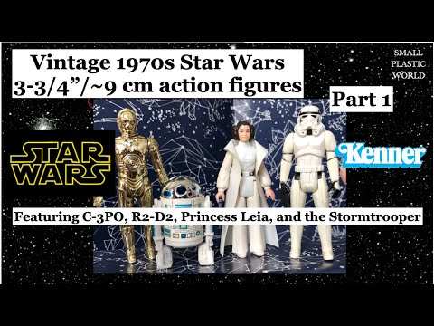 Vintage 1970s Kenner Star Wars 3-3/4" / ~9 cm Action Figures - Part 1 |  Toys from my childhood!