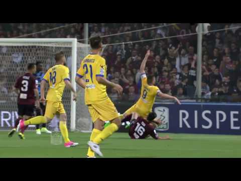 HIGHLIGHTS SALERNITANA-FROSINONE 1-3 38a GIORNATA SERIE B 2016/2017