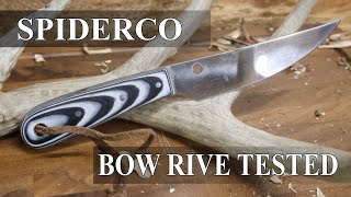 Spiderco Bow River A Heartland Knife Scoring Video