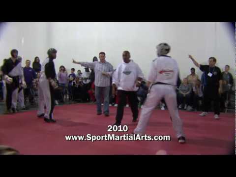 Jason Bourelly v Hamed Firouzi - Men's team sparring - 2010 Ocean States