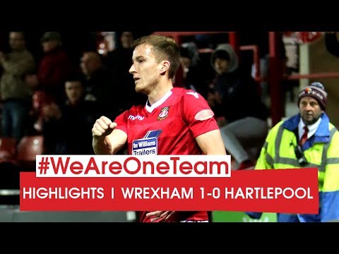 HIGHLIGHTS  Wrexham 1 Hartlepool Utd 0