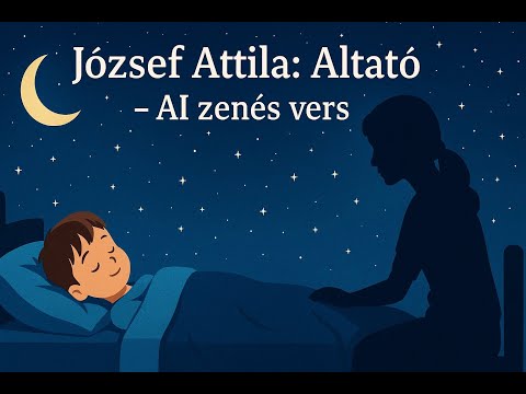 🌙 József Attila: Altató – AI zenés vers és elalvást segítő videó 🎵