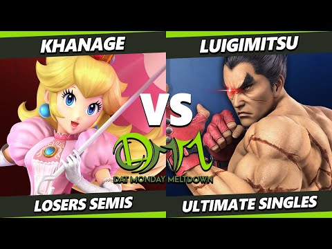 DAT MM 316 LOSERS SEMIS - Khanage (Peach) Vs. Luigimitsu (Kazuya) Smash Ultimate - SSBU