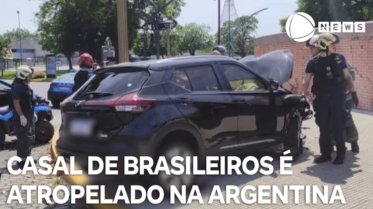 Casal de turistas brasileiros é atropelado na Argentina