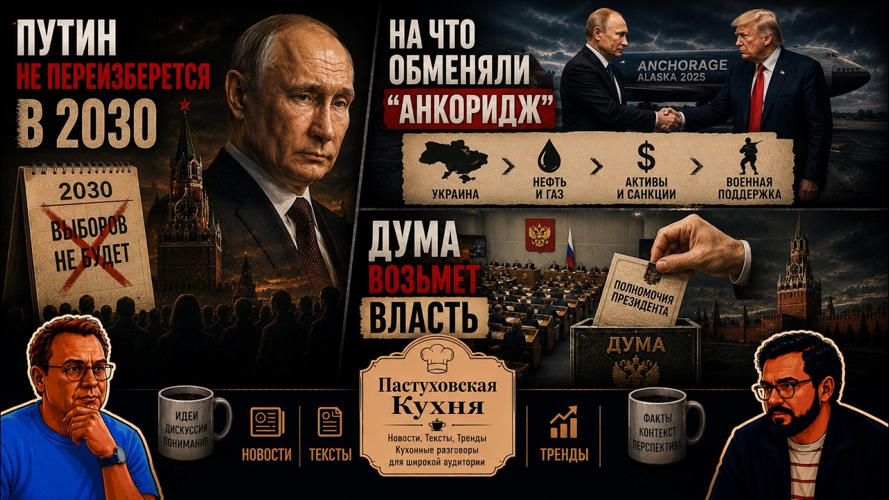 Путин не переизберется в 2030, На что обменяли "Анкоридж", Дума возьмет власть  -