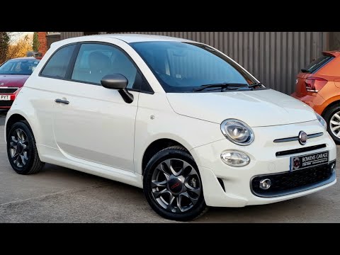 2017 (17) Fiat 500 S 1.2 3Dr in Bianco White. 10k Miles. 1 Lady Owner. 4 Services. Big Spec. £8990
