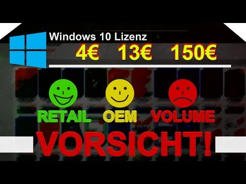 BEWARE OF CHEAP keys! -- Retail, OEM or volume license?