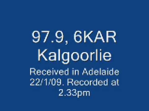 FM DX - 6KAR Kalgoorlie into Adelaide
