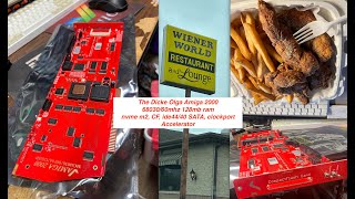 The Dicke Olga Amiga 2000 CPU, RAM, SATA, CF, IDE 40/44 Clockport, M.2 Accelerator at 60mhz