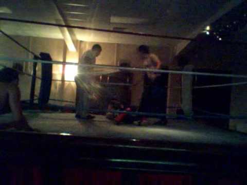 Jack Dynamo w/ Karl Connors vs Requiem w/ Miss E Heartbreak