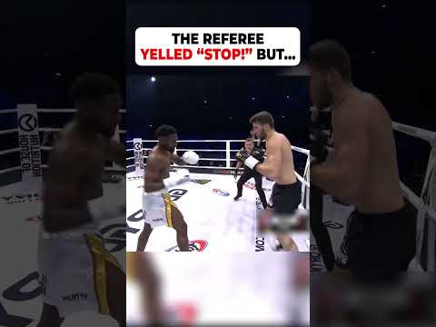 Ref Shouted to Stop, But He Ignored Him 😳😬