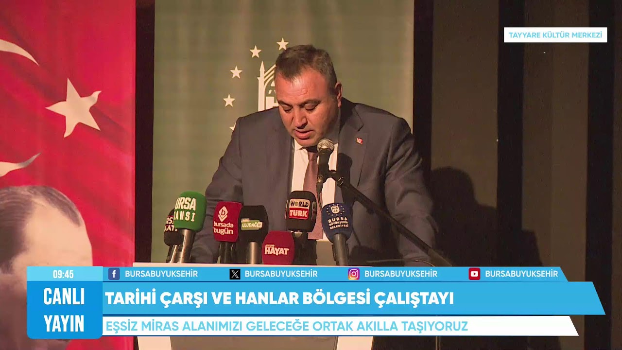 🎥 CANLI | Tarihi Çarşı ve Hanlar Bölgesi Çalıştayı