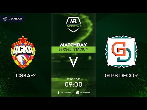 AFL 20-tur 1-div CSKA 2-GIPS DECOR