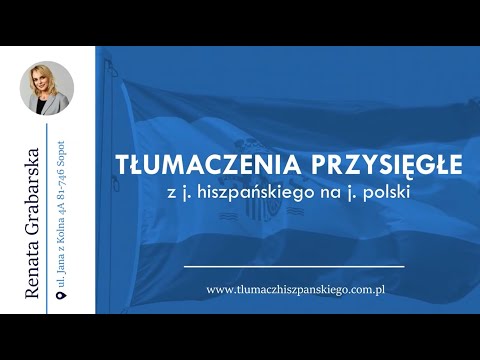 Zobacz filmy, Renata Grabarska Mgr Inż. Arch. Tłumacz Przysięgły Jęz. Hiszpańskiego, Sopot