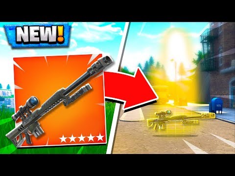 NEW LEAKED HEAVY SNIPER GAMEPLAY! Fortnite Battle Royale!