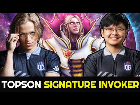 TOPSON back to Signature Invoker ft MIDONE Rampage Slark 7.27 Dota 2