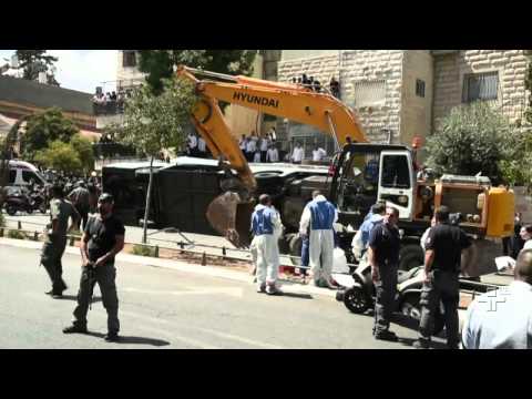 In Jerusalem, a driver ran over nine people ? 10/22/2014