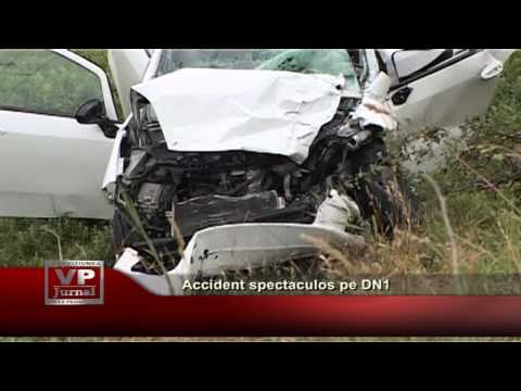 Accident spectaculos pe DN1