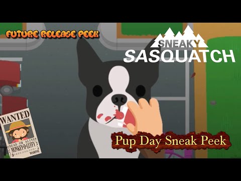 Sneaky Sasquatch Peek - Pup Day Sneak Peek