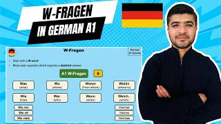 W-Fragen in German A1 | How to ask questions in German | German Basics for Beginners