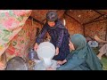 Intimate Busy Days Among A Nomadic Family Working Together To Water The Garden And Clean The Barn