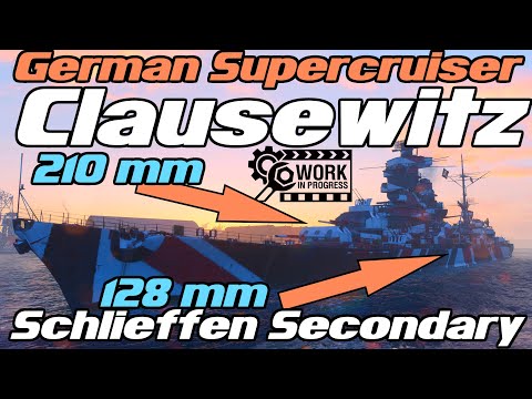 German Supercruiser Clausewitz - World of Warships