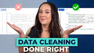 Watch me CLEANING DATA with SQL & AI in minutes