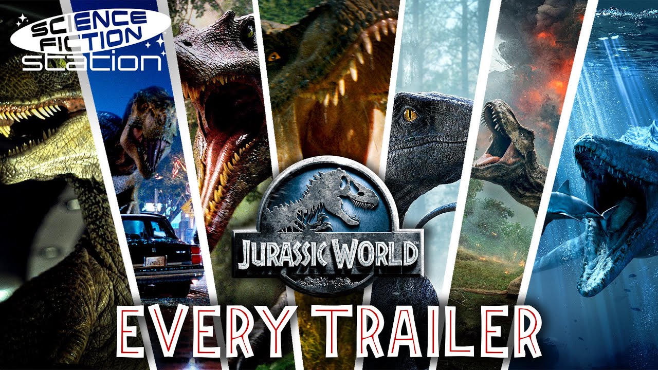 Every Jurassic Park/World Trailer (Including Jurassic World: Rebirth) | Science Fiction Station