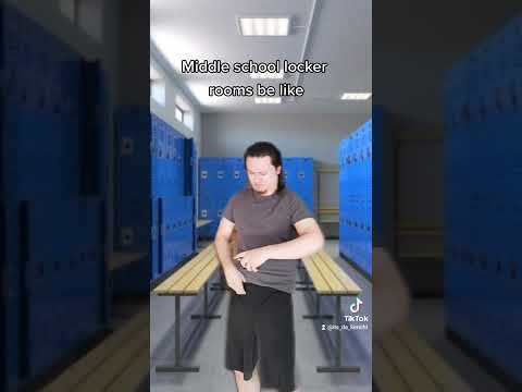 Middle school locker rooms be like. #shorts